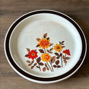 H. Aynsley & Co LTD Vintage Flower Dinner Plates set of 2